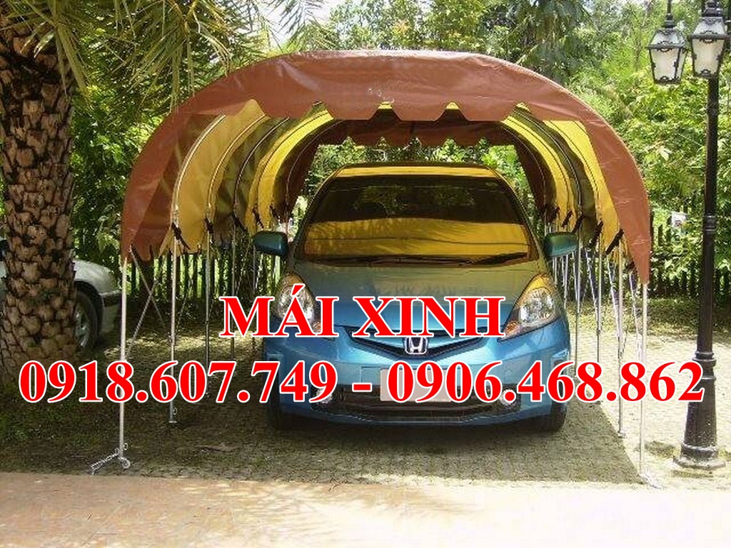 mái che xe hơi xinh đẹp