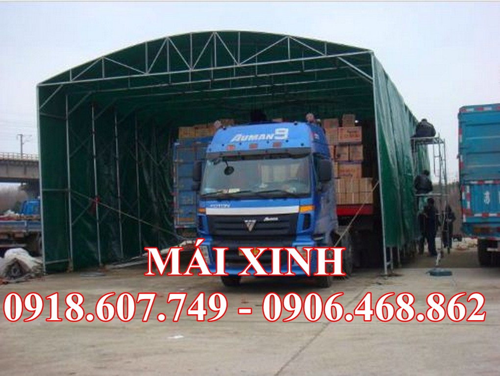 mái vòm xếp di động