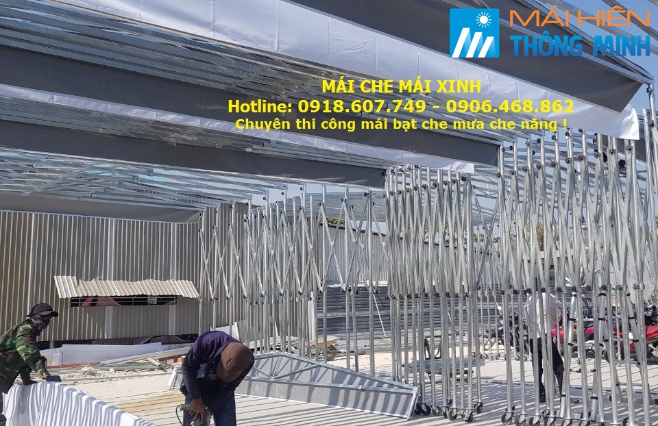 mái xếp di động